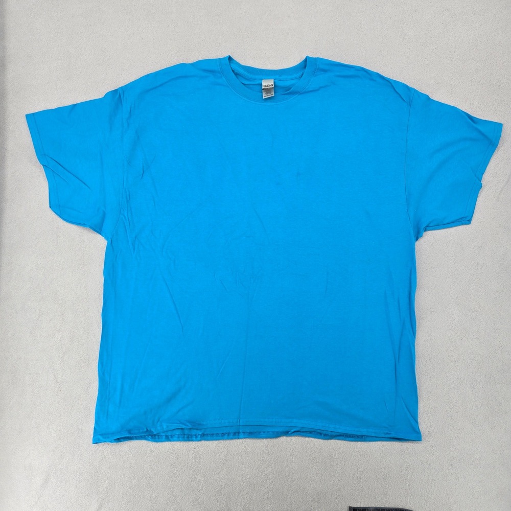Gildan Mens NWOT 3XL Sapphire‎ Ultra Cotton Short Sleeve T-Shirt Basic